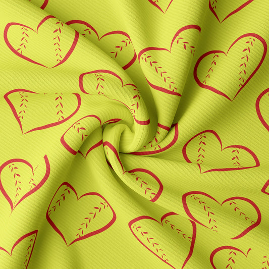Softball Rib Knit Fabric RBK1622