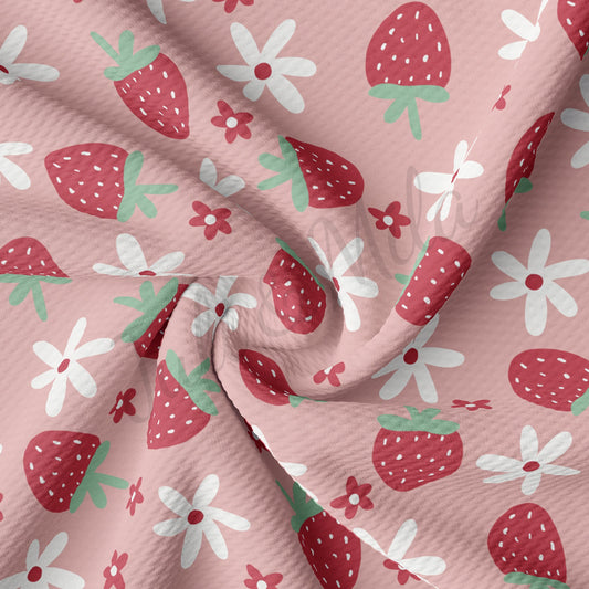 Strawberry Summer Bullet Textured Fabric AA1663