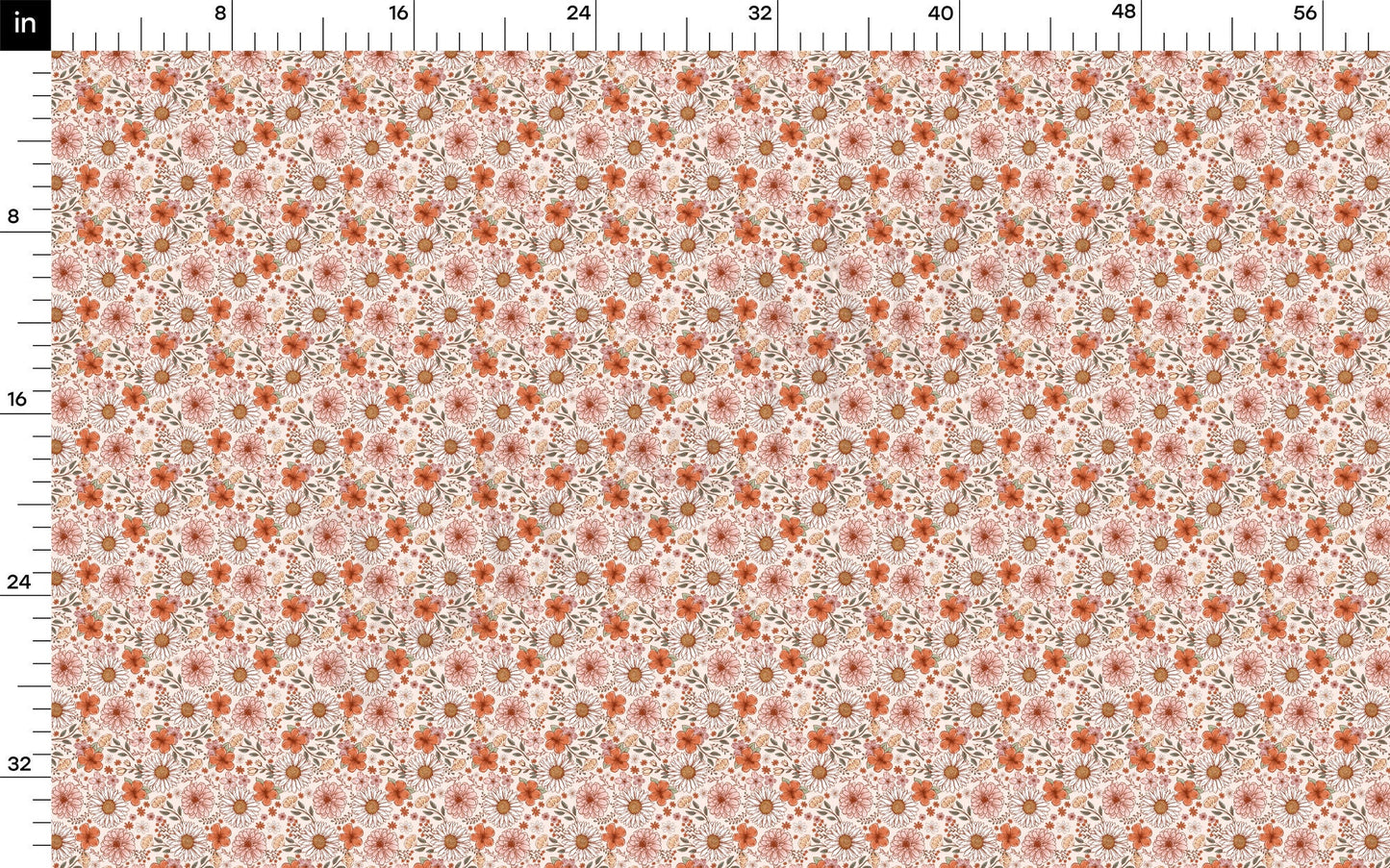 Floral Bullet Textured Fabric by the yard AA1575