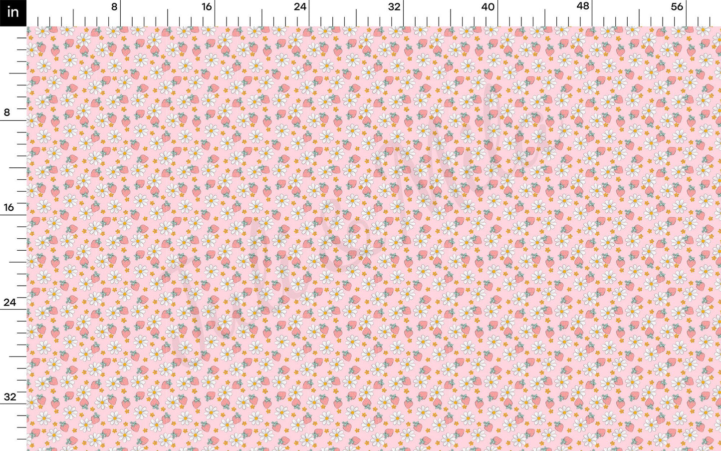 Strawberry Summer Bullet Textured Fabric AA1583