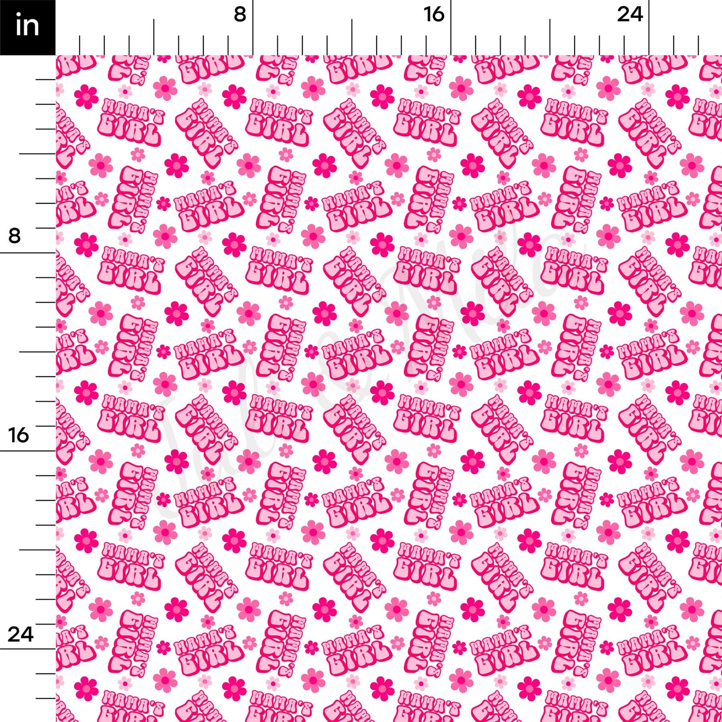 Mamas Girl Bullet Textured Fabric AA1599