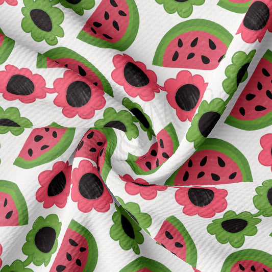 Summer Watermelon Bullet Textured Fabric AA1641