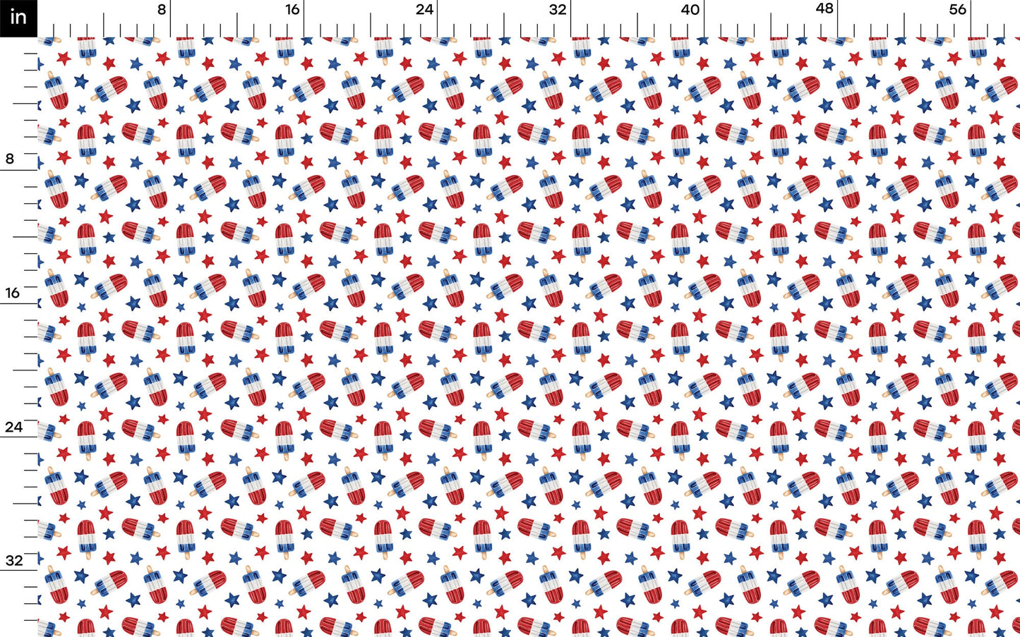 Rib Knit Fabric RBK1611 4th of July Patriotic