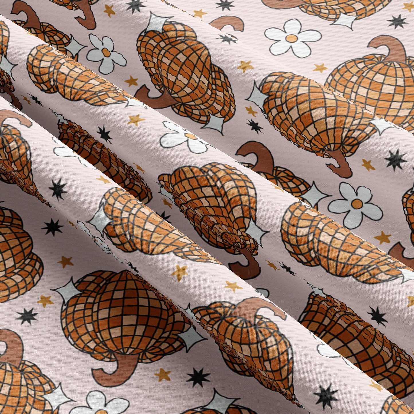 Fall Pumpkin Bullet Textured Fabric AA1757