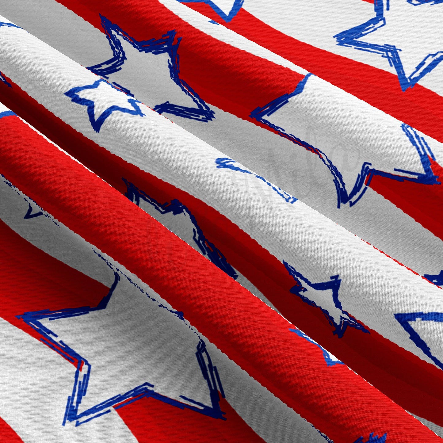 4th of July Bullet Textured Fabric AA1761