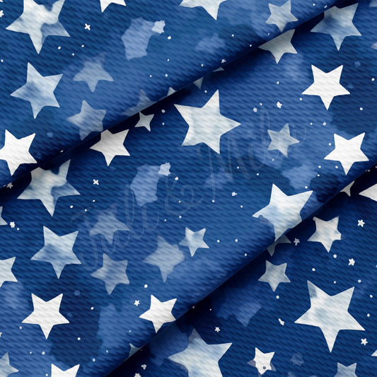 Patriotic 4th of July Bullet Textured Fabric AA1649