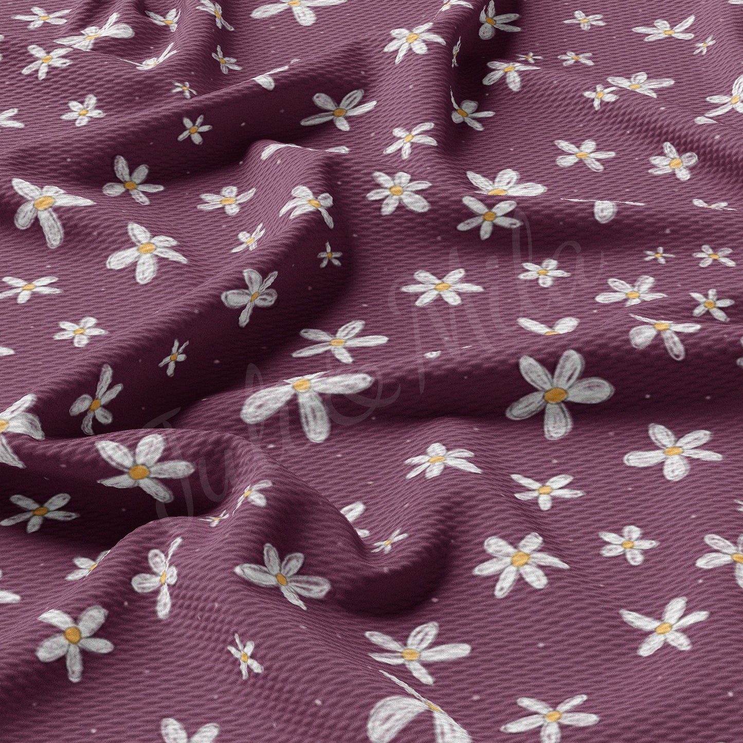 Floral Bullet Textured Fabric AA1669