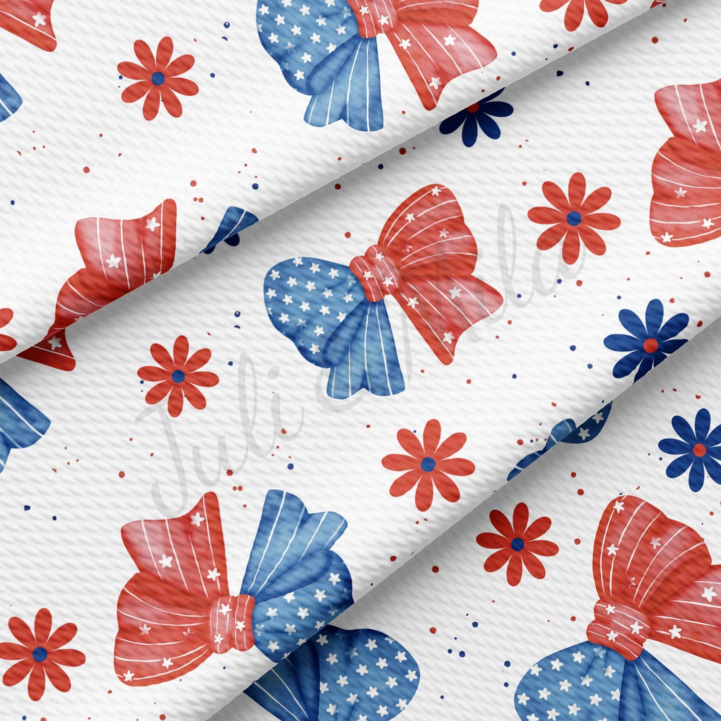 Patriotic 4th of July Bullet Textured Fabric AA1672