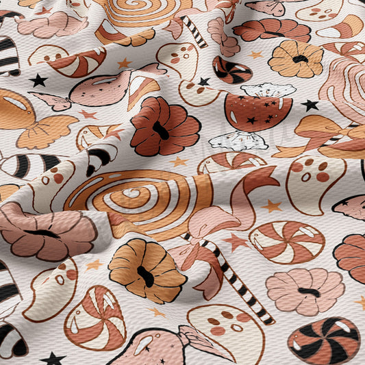 Fall Pumpkin Bullet Textured Fabric AA1707