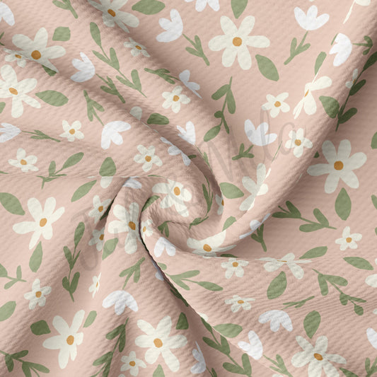 Floral Bullet Textured Fabric AA1709