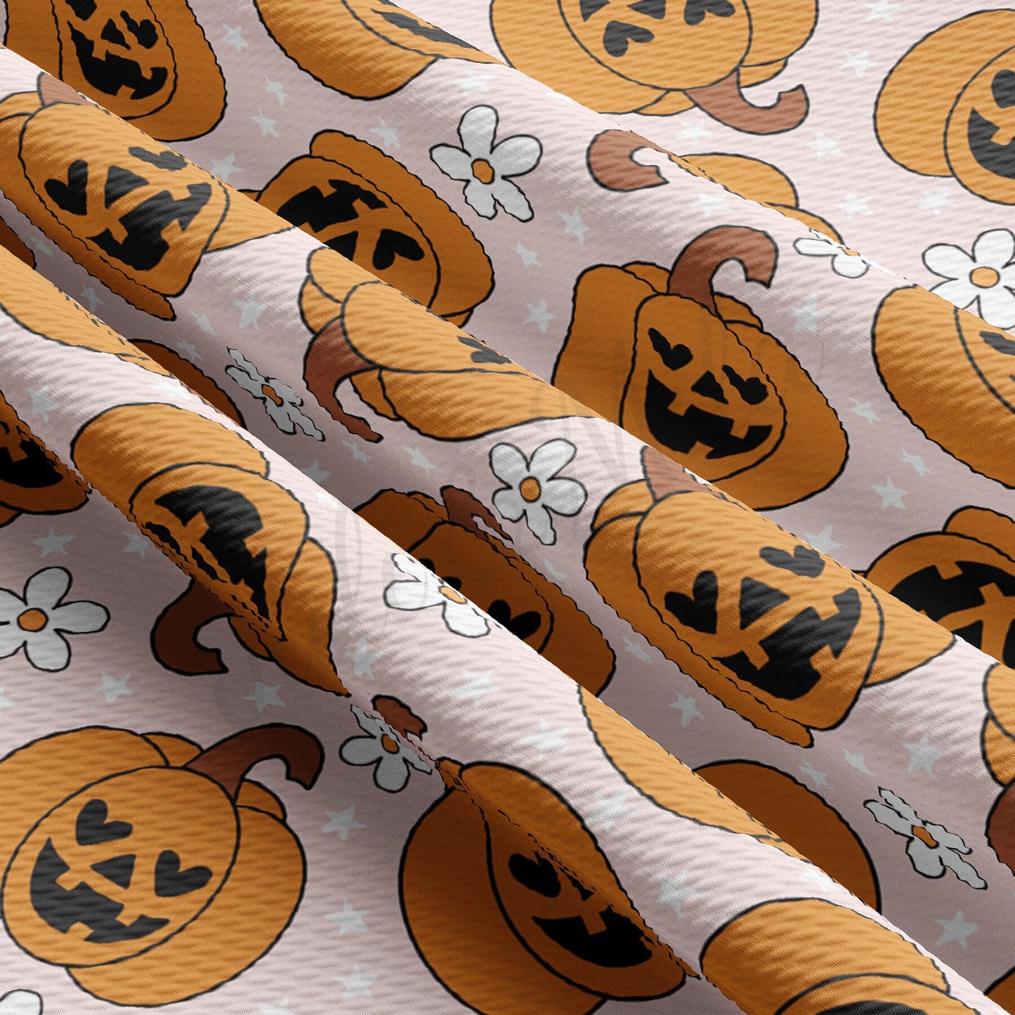 Fall Pumpkin Bullet Textured Fabric AA1768