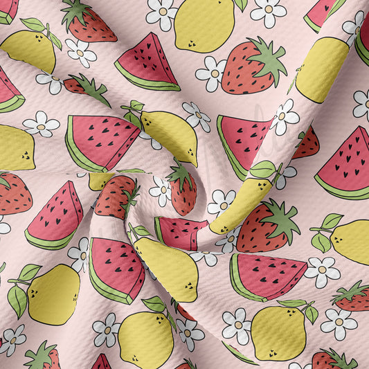 Watermelon Bullet Textured Fabric AA1797