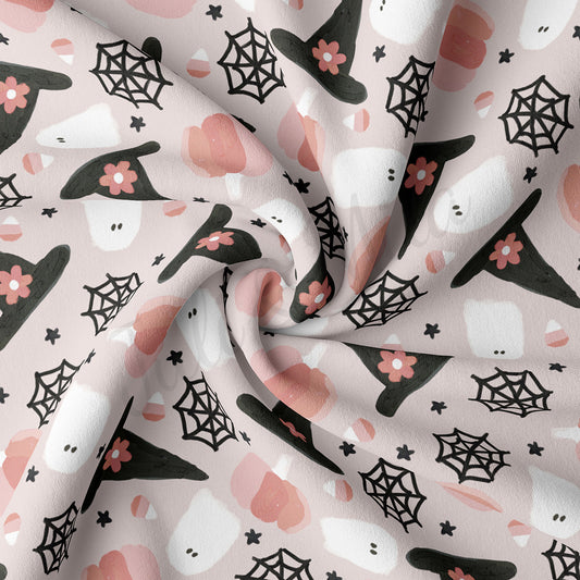 Double Brushed Polyester Fabric DBP1828 Halloween Autumn Fall