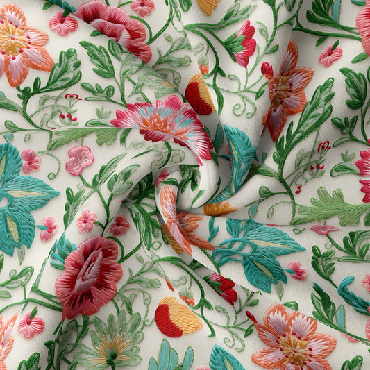 Double Brushed Polyester Fabric DBP1783 Embroidery