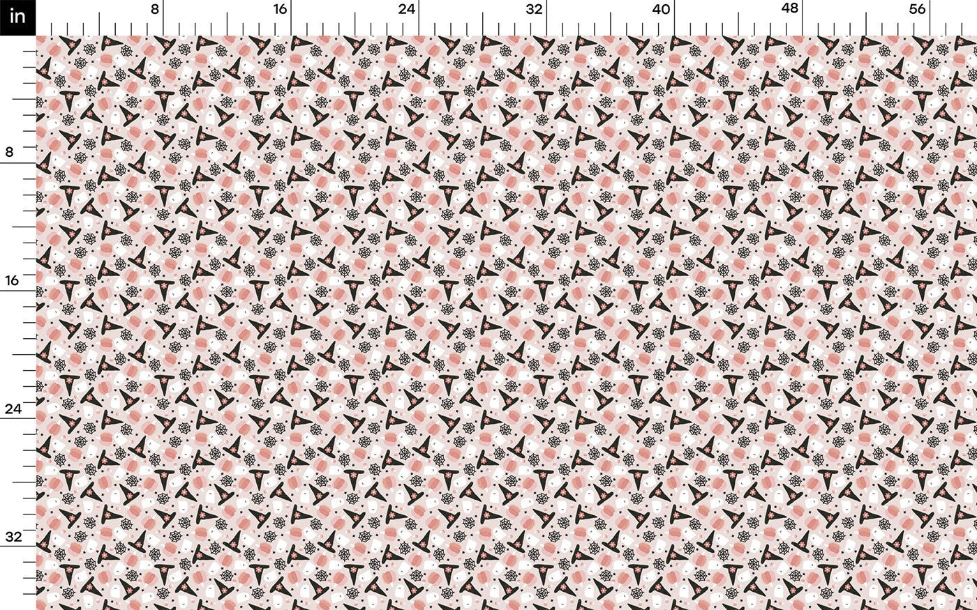 Autumn Fall Halloween Bullet Textured Fabric AA1828