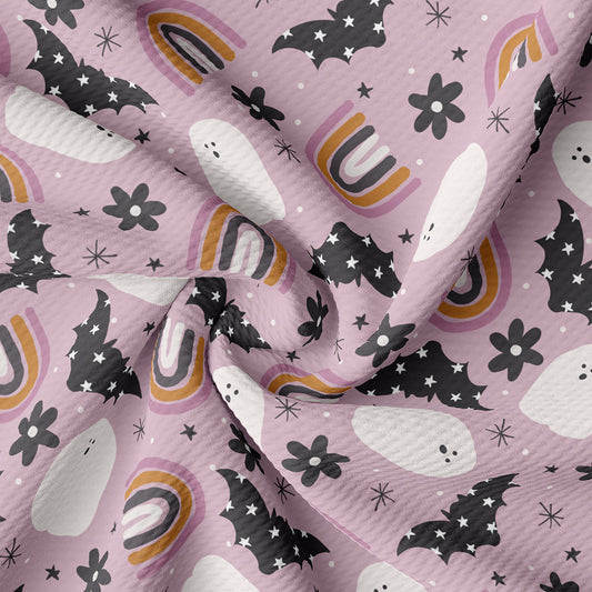 Autumn Fall Halloween Bullet Textured Fabric AA1836