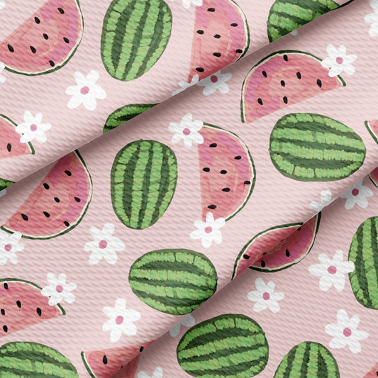 Watermelon Bullet Textured Fabric AA1851