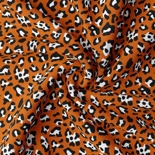 Autumn Fall Halloween Rib Knit Fabric RBK1822