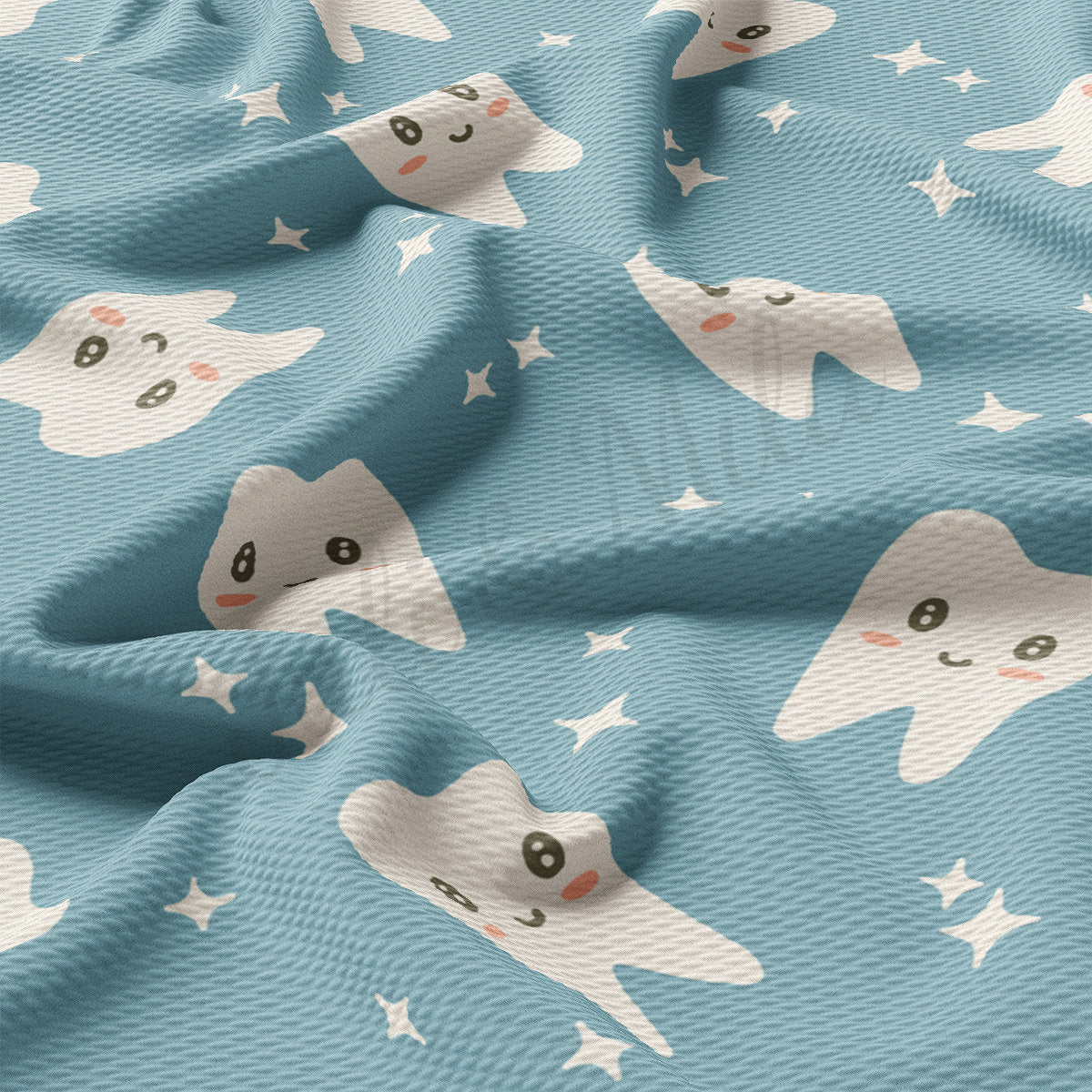 Dentist Hygienist Bullet Textured Fabric AA1961 dental