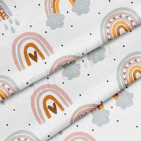 100% Cotton Fabric rainbows CTNRainbow6