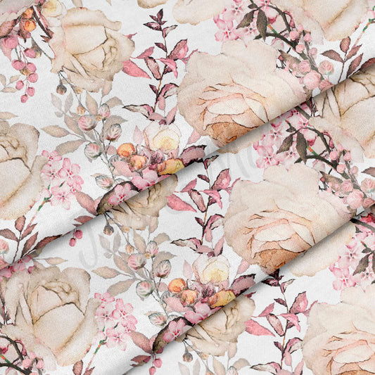 100% Cotton Fabric Flower CTNFloral42