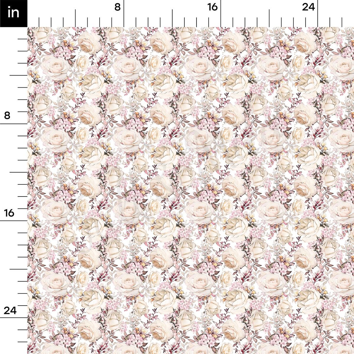100% Cotton Fabric Flower CTNFloral42