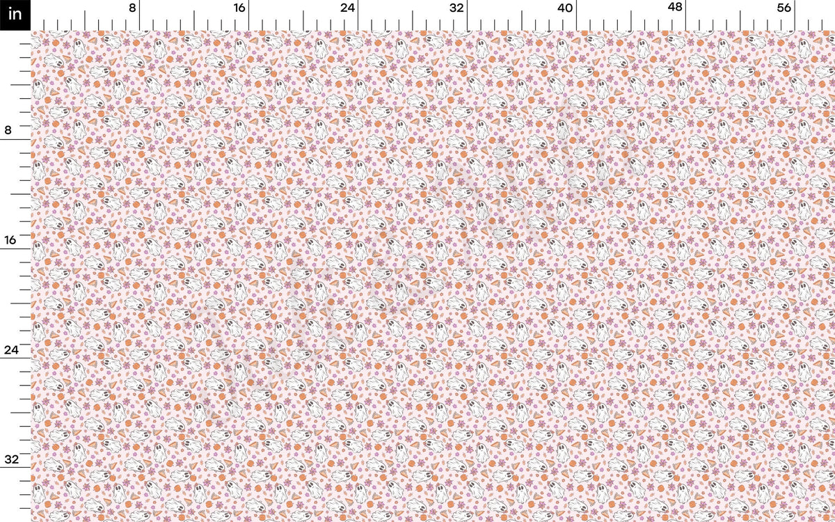 100% Cotton Fabric By the Yard Printed in USA Cotton Sateen - Cotton Halloween СTN1870