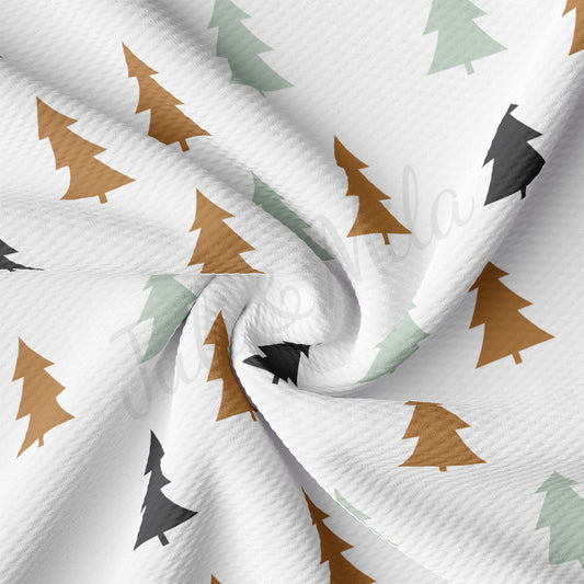 Christmas Trees Bullet Textured Fabric AA1964 trees