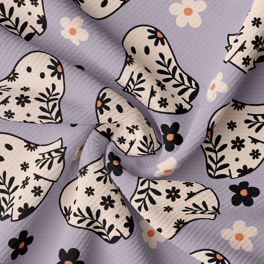 Fall Halloween Bullet Textured Fabric AA1914 ghosts