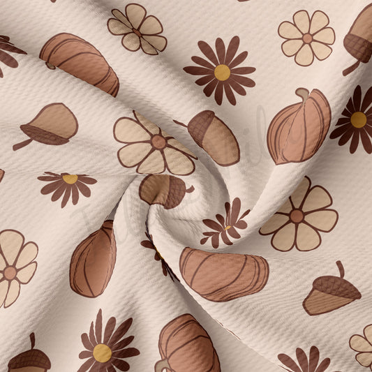 Autumn Fall Halloween Bullet Textured Fabric AA1938