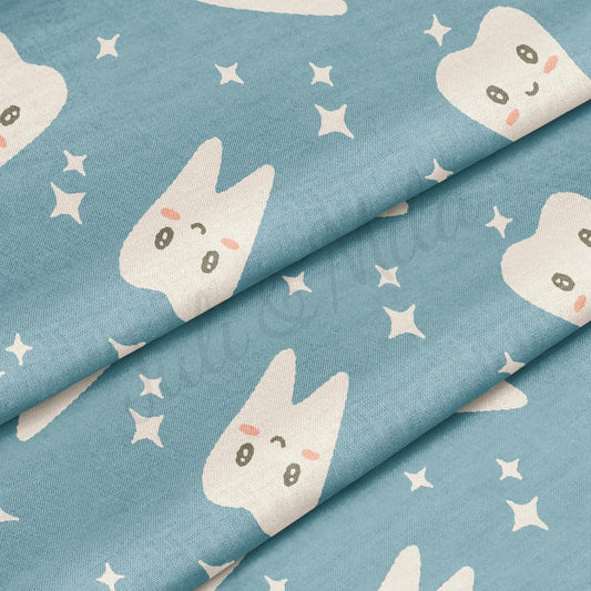 Dentist Hygienist 100% Cotton Fabric CTN1961 dental