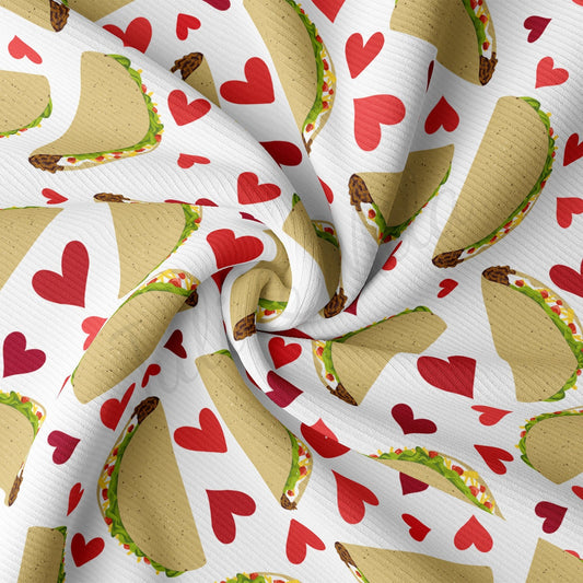 Rib Knit Fabric RBK1995 Valentines Day