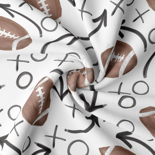 Football Double Brushed Polyester Fabric DBP1998