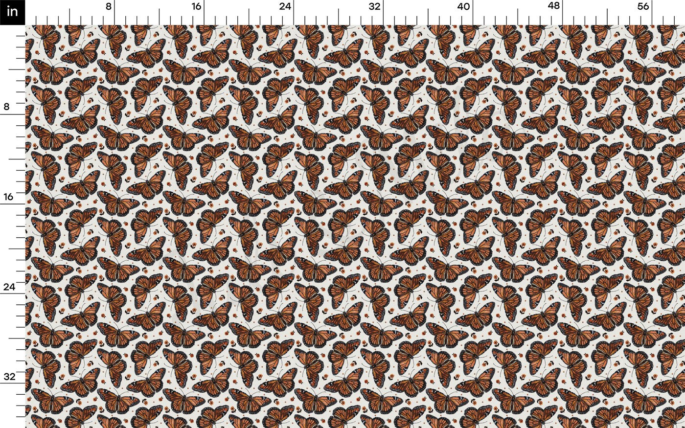 Butterfly Embroidery Bullet Fabric AA1978