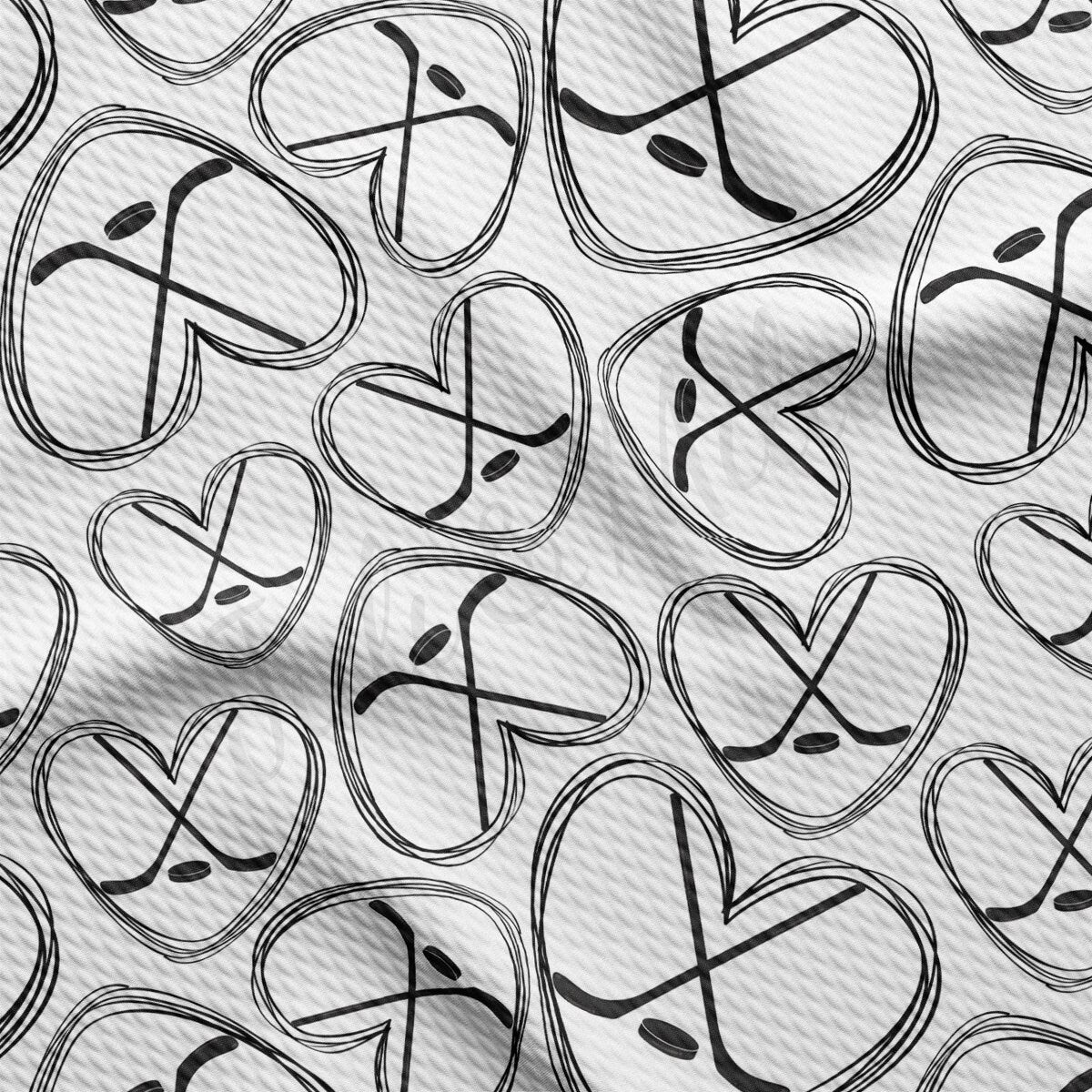 Hockey Hockey Bullet Textured Fabric AA1981