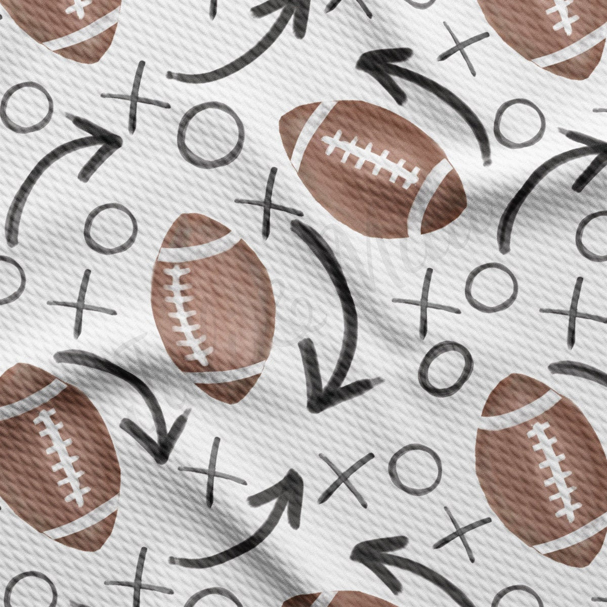 Football Bullet Textured Fabric AA1998