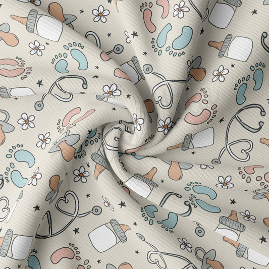 Rib Knit Fabric RBK2125 Nurse