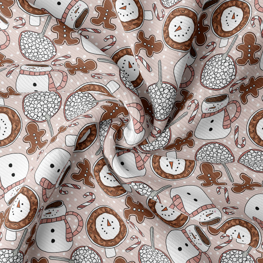 Rib Knit Fabric RBK2150 Christmas