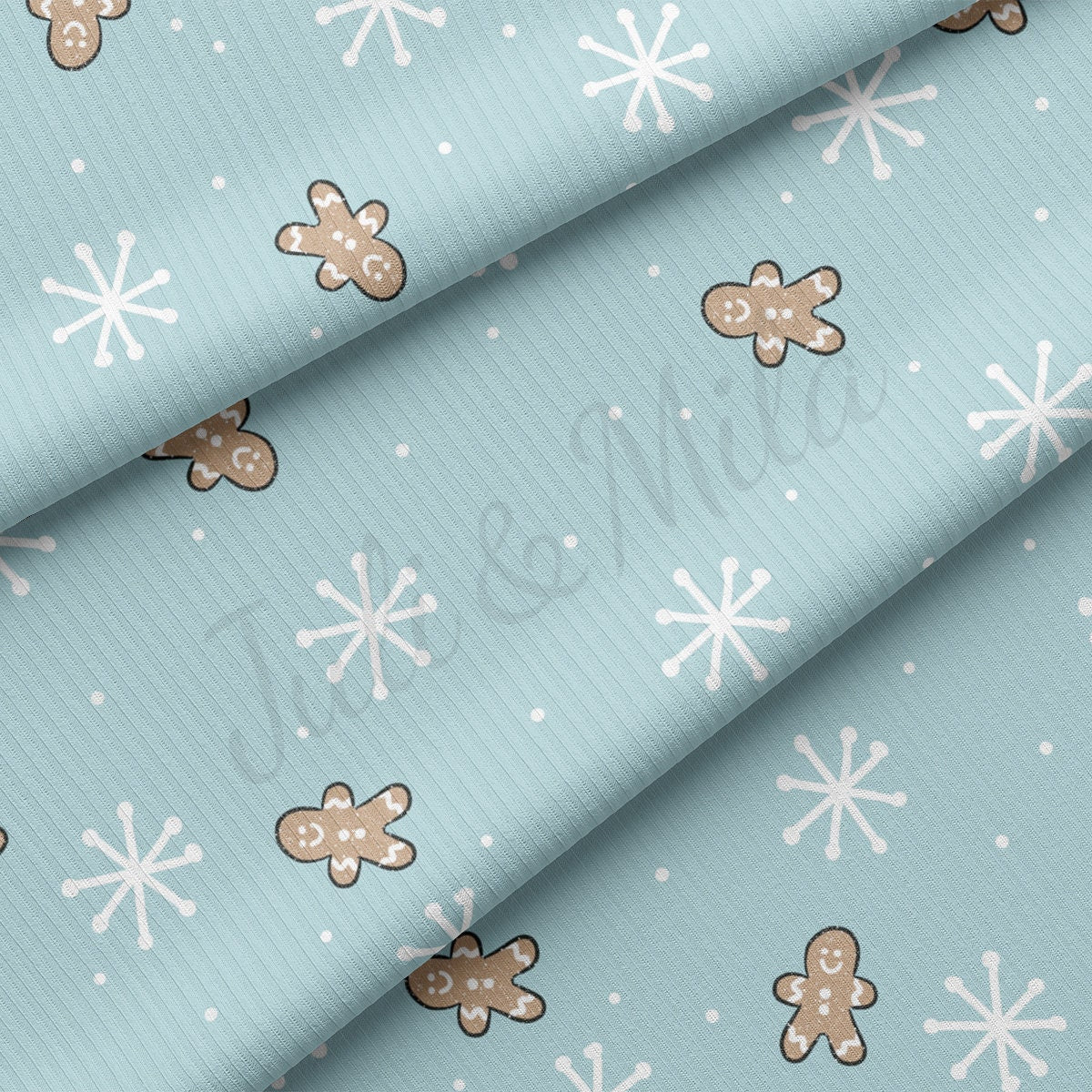 Rib Knit Fabric RBK2159 Christmas