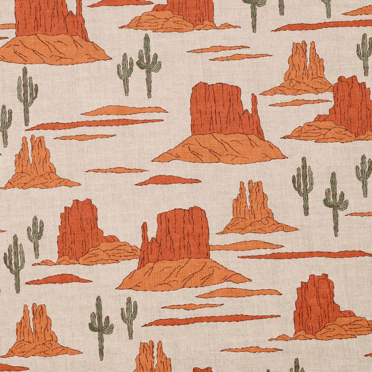 100% Cotton Fabric CTN2185 Boho Western