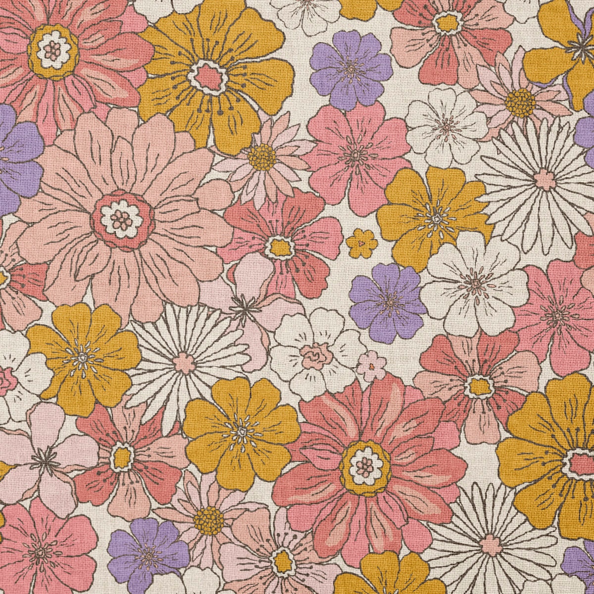 100% Cotton Fabric CTN2196 Floral