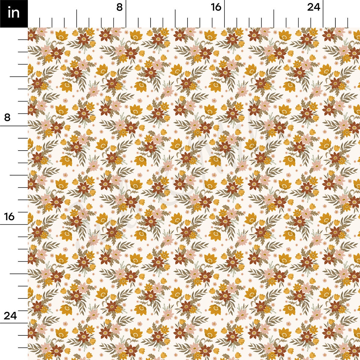 Floral DBP Fabric Double Brushed Polyester DBP2176