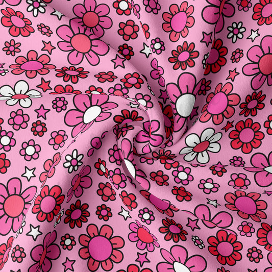 DBP Fabric Double Brushed Polyester DBP2228 Valentine's Day