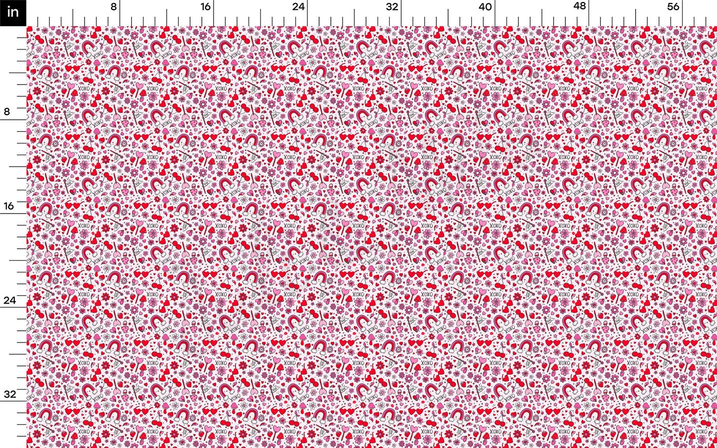 DBP Fabric Double Brushed DBP2246 Valentine's Day