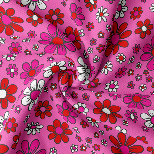 Rib Knit Fabric RBK2212 Valentine's Day