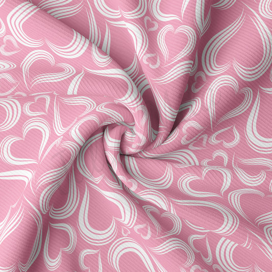 Rib Knit Fabric RBK2237 Valentine's Day