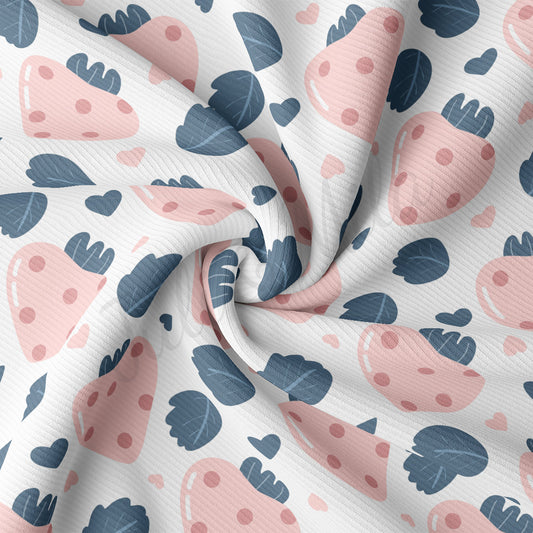 Rib Knit Fabric RBK2254 Valentine's Day