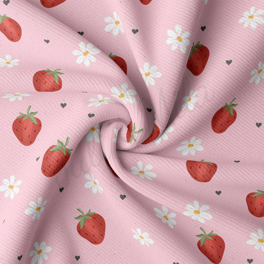 Rib Knit Fabric RBK2255 Valentine's Day