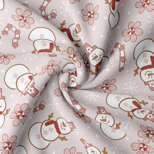 Rib Knit Fabric RBK2141 Christmas