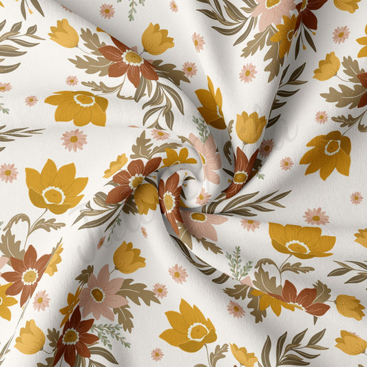 Floral DBP Fabric Double Brushed Polyester DBP2176